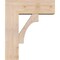 Ekena Millwork Westlake Block Smooth Bracket w/ Offset Brace, Douglas Fir, 7 1/2"W x 20"D x 24"H BKT0806X20X24WTL05SDF - alternate 4